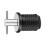 3X Marine Boat Drain Plug T-Handle Screw Adjustable Rubber Deck Drain Plug,Silver 19MM 2