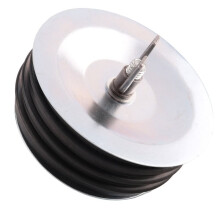 3pcs 4In Steel Mechanical Test Plug,Sturdy Sewer Cleanout Cap with Galvanized Screw and Wing Nut for Most Pipe Sink Pool