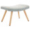 (Multicolor, 95 x 83 x 65.5cm) Fauteuil à bascule avec repose-pieds et structure renforcée 9