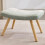 (Multicolor, 95 x 83 x 65.5cm) Fauteuil à bascule avec repose-pieds et structure renforcée 11