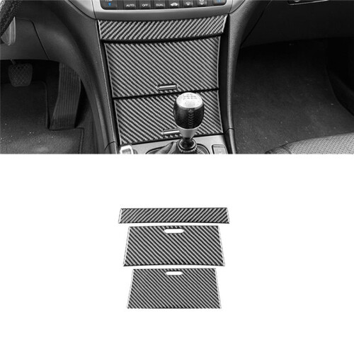Carbon Fiber for   TSX 2004-2008 Center Console Storage Box Cover Trim Interior Accessories 1