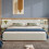 (180x200cm) Lit double avec tables LED, USB-C et ensemble chambre sans matelas 4