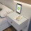 (180x200cm) Lit double avec tables LED, USB-C et ensemble chambre sans matelas 8