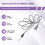 Universal Accessories Compatible with  HD01/02/03/04/07/08 Power Cable 2.7M EU Plug 4