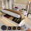 (180x200cm, Beige) Lit simple avec LED, USB-C et rangement sans matelas 8