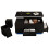 (Black) Table basse relevable 4-en-1 avec LED, 2 tiroirs, 2 tabourets et rangement caché 8