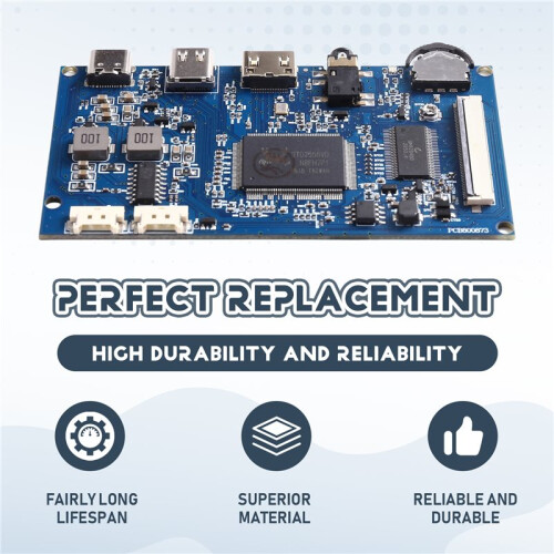 50Pin LCD Screen Driver Board Controller with Type-C USB -Compatible Input for 1024x600 50Pin LCD Panel Monitor DIY 1