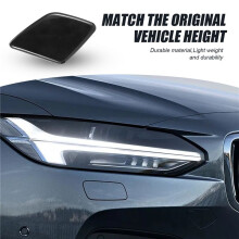 Pair L+R Side Headlight Bumper Washer Cap Jet Cover for XC90 2007-2014