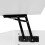 (White, 100 x 50 x 45cm) Table basse relevable avec LED, Bluetooth, 2 tiroirs et rangement ouvert 4