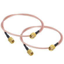 10x Cavo SMA Maschio Cavo WiFi Antenna 50 cm Cavo Coassiale SMA Maschio un SMA Maschio Connettore Coassiale SMA Maschio RG316 SMA Maschio