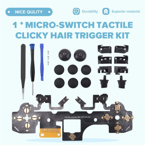 Shoulder Button Trigger Micro-Mods for PS5 Controller BDM-030/040/050 Microstructure  Tactile Clicky HairTrigger A 1