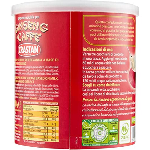 Ginseng Caffe instant kaffe 200g - Crastan 2