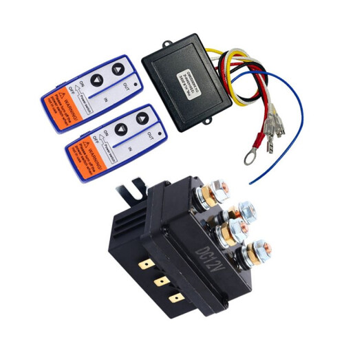 12V 500A Winch Relay 4450 Set with 2 Remote Controls + Controller + Relay Set 1