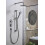 Bristan Bristan Frammento Gun Metal Grey Concealed Dual Control Shower Pack 3