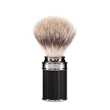 MÜHLE Traditional Silvertip Fibre Shaving Brush, Black
