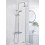 Bristan Zing2 Adjustable Thermostatic Rigid Riser Diverter Bar Shower Chrome 2