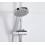 Bristan Zing2 Adjustable Thermostatic Rigid Riser Diverter Bar Shower Chrome 4