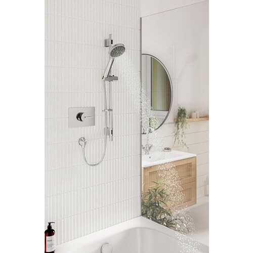 Bristan Sonique3 Thermostatic Concealed Shower Valve with Riser Kit Chrome 1