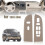 Front Left+Right Door Window  Panel Bezel Lift  Panel Cover for  Expedition 2004-2006 Brown2L1Z-14524AAA 6