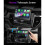 Rádio Carplay Android Auto Single Din Sem Fio, Som Automotivo Dobrável Manual de 7 Polegadas com Câmera de Ré, Mirror Link/AM/FM 2