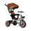Toddler Trike Stroller with Sun Canopy Grey 1