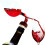 2X Red Wine Aerator, Portable Bottle Pourer and Quick Decanter, Glass, Peach Shape 4