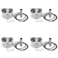 4 Set 65.5MM Motorcycle Piston Ring 15MM Pin Ring Kit Cylinder Piston Ring Gasket for Zongshen CB250CC Engine ATV