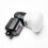 2X Silikon-Blitzdiffusor, Weiche Lichtabdeckung für  Speedlite 3