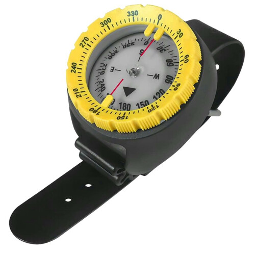 2X Underwater Navigation Compass 50 Meters Professional Waterproof Diving Compass Suitable for Diving, Camping, A 1