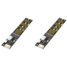 2X M.2(NGFF) NVMe SSD A SFF-8611/8612 Tarjeta Elevadora de Expansión Adaptadora para 2230 2242 2260 2280