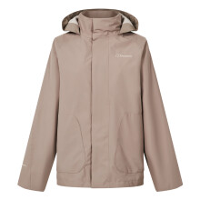 (12, Natural/Natural Charcoal) Berghaus Womens 2026 Sibsey Waterproof Hydroshell Breathable Parka Jacket