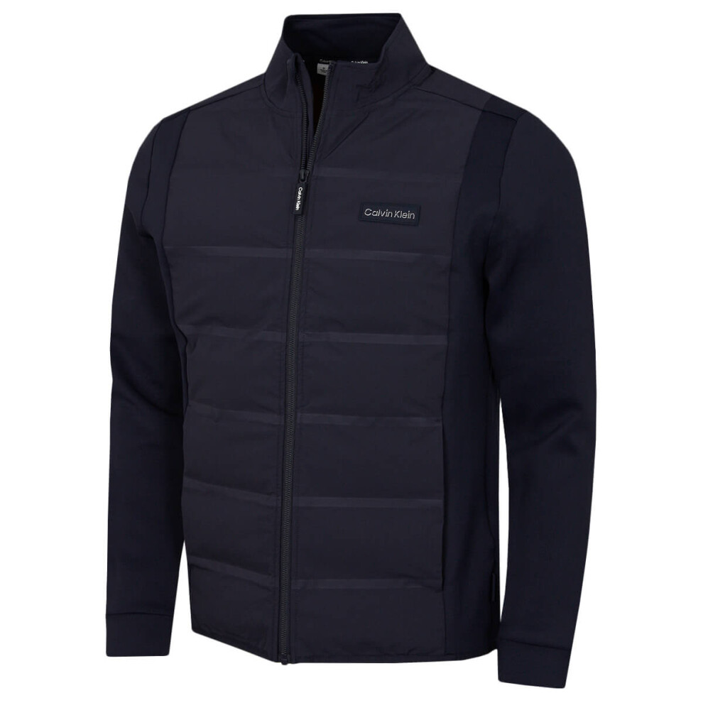 Calvin Klein (Xxl, Navy) Mens Houston Hybrid Full Zip Lightweight Stretch Golf Jacket