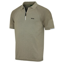 (L, Light/Pastel Green) Hugo Boss Mens 2026 Perform Moisture Wicking Ventilated Golf Polo Shirt