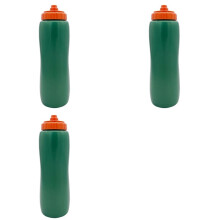 3X 1000 Ml Vattenflaska för Ishockey, Förtjockad Sportflaska för Hockey, Läckagesäker, Perfekt för Fotboll och Utomhusaktiviteter
