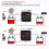 Dual Battery Isolator Kit 140Amp 12V Split Charge Relay Kit Manual/Auto Modes Voltage Sensitive Relay with Display 4