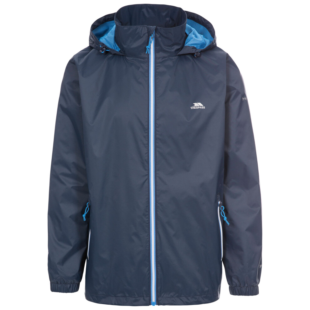 Trespass (S, Navy) Mens Waterproof Jacket With Hood Briar