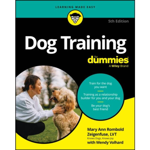 Dog Training For Dummies by Wendy Volhard Paperback Book