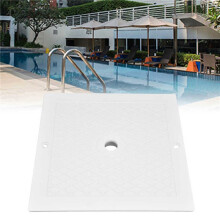 3X Swimming Pool Skimmer Lids Reliability Effective Filtration Easy to Install Quadrate Skimmer Cover for Pool SPA Drain
