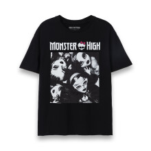 (XXX-Large) Monster High Short Sleeved T-Shirt (Womens Black)