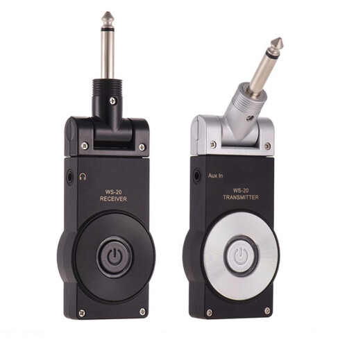 2.4G Guitar Wireless System Transmitter Receiver Rechargeable 180 Rotatable 1