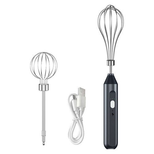 2X Electric Egg Beater, Cordless Hand Mixer 3 Speeds for Home Baking 1