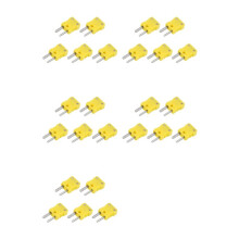 5X -Thermoelement-Anschlussstecker Typ K, Steckeradapter, Hochtemperatur 120 C (248 F), für Thermoelement-Sensorsonden