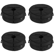 4X Umbrella Base Weight Bag,Round Terrace Umbrella Base Detachable Windproof Fixed Sandbag