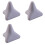 3X Silicon Massage Cone Solid  Psoas Muscle Release Back Neck Scapula Foot Yoga Triangular Relax A 1