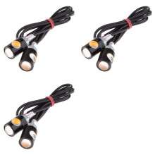 6X Turn Signal Light Amber for Motorcycles Turn Signal Light Motorcycle Turn Signal Light 12V Universal Indicator Light