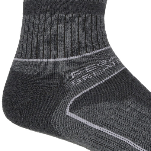 Regatta Regatta Womens Samaris 3 Season Two Pack Quickdrying Walking Socks - Steel 1