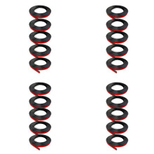 20 Rollos en Total de Inserciones de Rejilla para Ventana, Kit de Rejilla, Borde Autoadhesivo para Despegar y Pegar, Decoración de Ventana DIY
