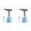 2X 1L Electric Sprayer USB Rechargeable Handheld Pressure Sprayer Tool 360Adjustable Nozzle,C 1
