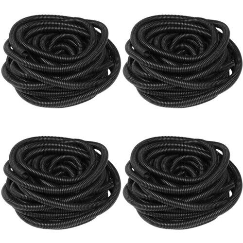 4pcs 10 M Long 9.5 mm Inner Diameter Flexible Plastic Corrugated Hose