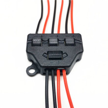 2X 3Ports Quick Connect Out Splitter Quick Splitter Out Splitter Beleuchtung LED-Streifen Modellbeleuchtung Eisenbahnanlage